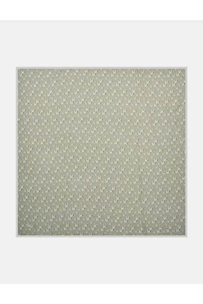 KYR وشاح فيسكوز منقوش باللون الأخضر