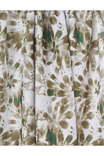 Kayra Batik Pattern Digital Print Shawl Green