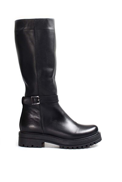 FAST STEP Hakiki Deri Kürklü Kadın Klasik Çizme 757KZA22500