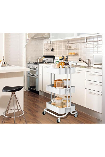 DEC56 3-Tier Wheeled Storage Cart