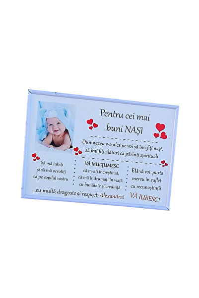 OEM Rama foto - "Pentru cei mai buni nași!"