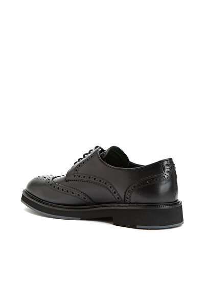 George Hogg Siyah Erkek Deri Ayakkabı