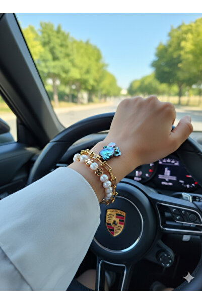 aysjwrlly Gerçek inci bileklik