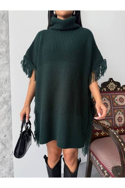 GİYSİ DÜNYASI 57 TRICOT FABRIC PONCHO