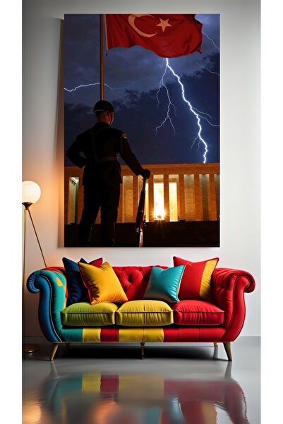 özkacar ANITKABİR V1 Tablou pe pânză pentru decorarea casei, perete, salon, s...