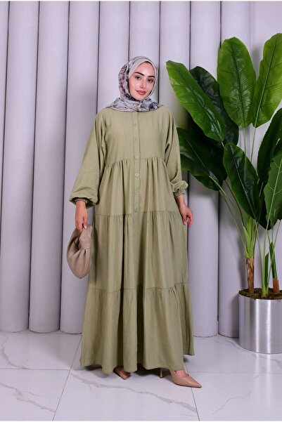 MİSS M.A.T FASHİON Alaçati Strawberry Fabric Oversize Comfortable Dress