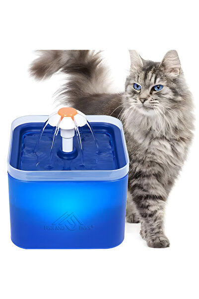 Fish & Paws Dispenser de apa automat ® tip fantana ultra-sientioasa pentru caini si pisici