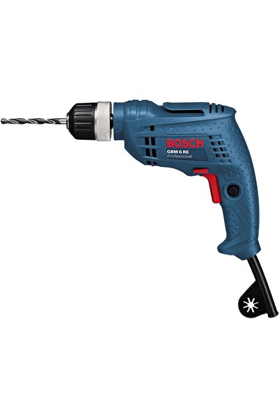 Bosch مثقاب كهربائي GBM 6 RE احترافي، 350 واط، 4000 دورة في الدقيقة، قطر حفر ...