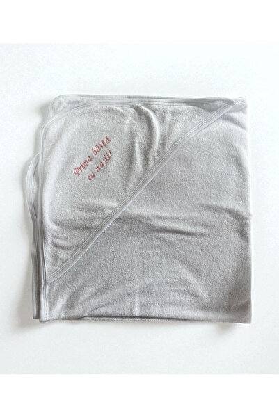 Botez Prosop cu capison alb – roz “Prima baita cu nasii”, 75×75 cm, PB0013