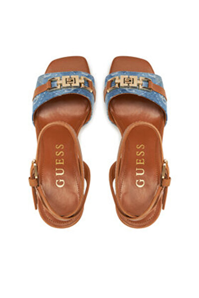 Guess Γυναικεία Σανδάλια Μπλε FLJGR2FAL03