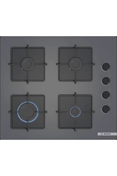 Bosch Gri 3 lü Ankastre Set (HUA736EG0T-POP6C9P30O-DWK66PJ70T) Buhar Destekli - Pişirme Matı ile