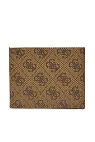 Guess Μεγάλο Καφέ Ανδρικό Πορτοφόλι SMVELELEA20