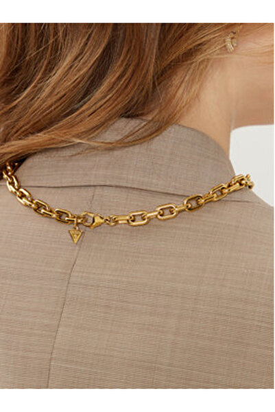 Guess Γυναικείο Χρυσό Κολιέ JUBN05012JW