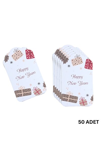 roco paper Etichetă cadou scrisă de Anul Nou, Felicitări de Anul Nou, Carte d...