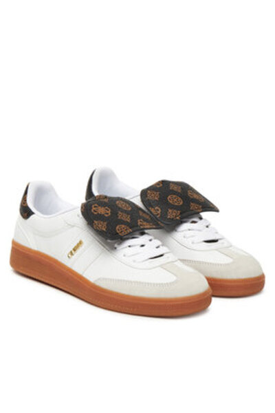 Guess Γυναικεία Αθλητικά Παπούτσια Λευκά, Μαύρα FLTOLEELE12