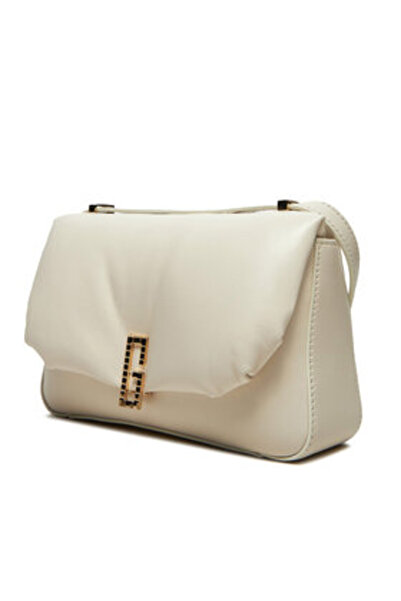 Guess Γυναικεία Τσάντα Χειρός Λευκή HWAZAAL5115