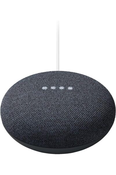 Google مكبر صوت ذكي Nest Mini من الجيل الثاني مع مساعد - فحمي