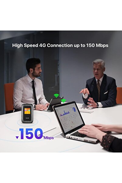 Tenda 4G Mobile Hotspot, 4G LTE Cat4 150Mbps MiFi Device, 4G Router, Support USB Interface Charging|