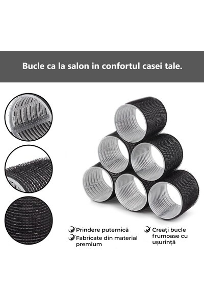 Regal Bliss Professional hair curlers ®, with bristles for the perfect hairstyle