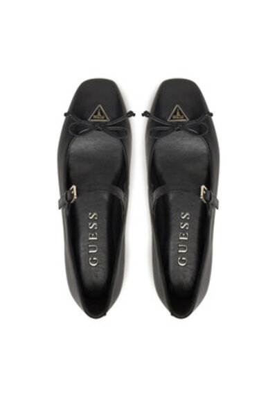 Guess Γυναικείες Μπαλαρίνες Μαύρες FLJKAYLEA02