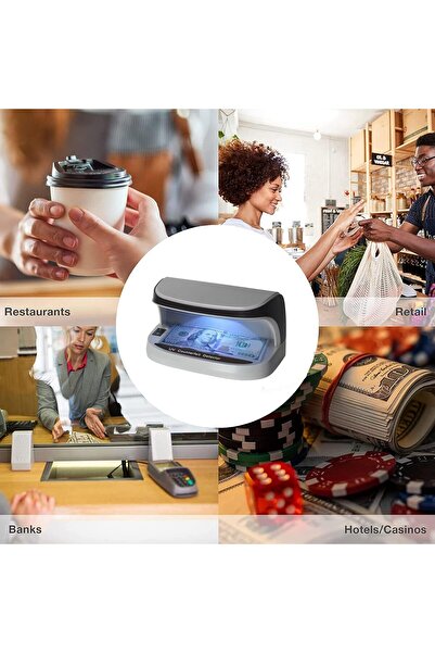 WinBee WINBO UV Counterfeit Bill Money Detector, Portable, Rechargeable, Lightweight