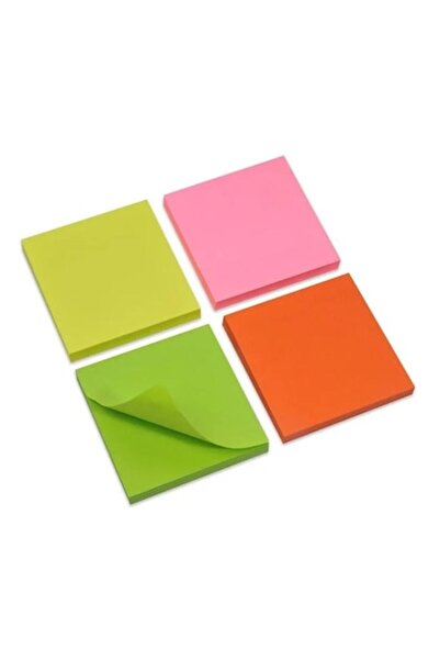 ANTBRO Set 4 cuburi de notite adezive Antbro® a cate 90 file de 7.6x7.6cm, multicolore