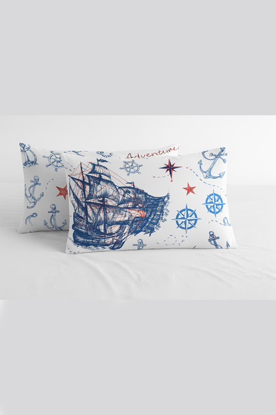 Fabric Box Husă de pernă din bumbac Ranforce 2 piese 50 x 70 cm