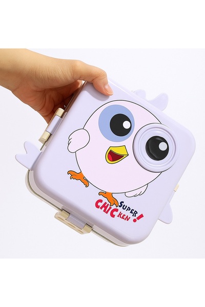 Mobcos Cute Cartoon Stainless Steel Lunch Box for Kids – Leakproof Bento Box
