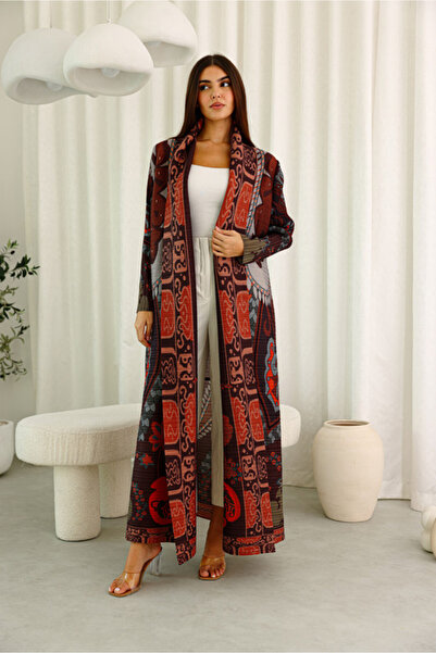 IKKXA Kimono Style Open Colorful Modern Freesize Abaya