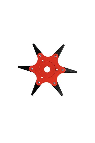 Brillo Disc Motocoasa MTC cu 6 Cutite Pliabile, 255 mm, Prindere 25.4 mm