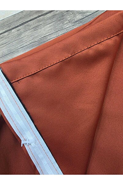 DEVRİM OLİVYA TEKSTİL Lüks 1.Sınıf Tek Kanat Petek Kadife Dokulu Düz Dikim Ada Fon Perde Home Daily Serisi