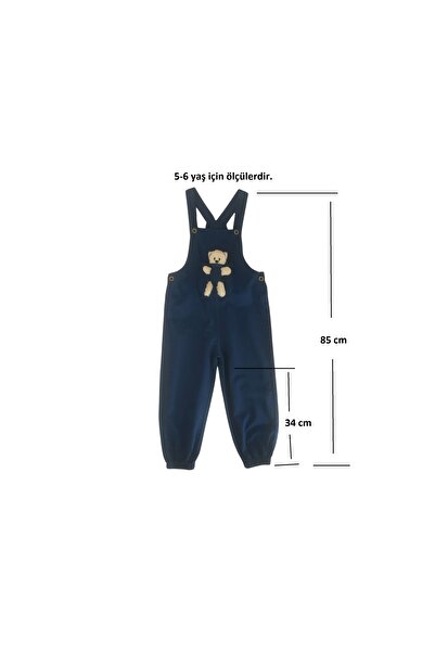 Oryeda Teddy Bear Linen Long Children's Slopet