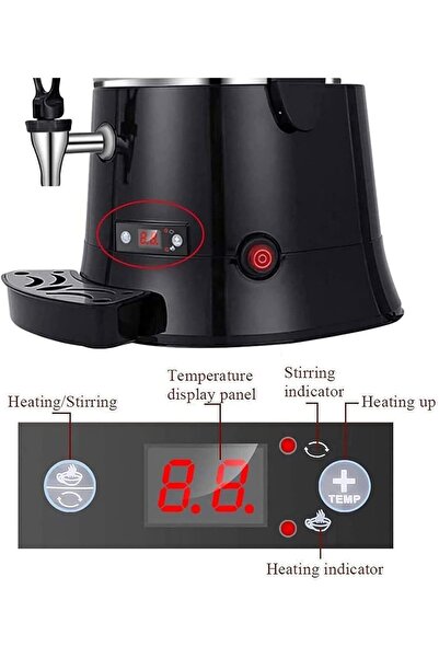 A.E RESKIU Hot Chocolate Machine, Automatic Hot Water Dispenser, Coffee Maker, Electric Beverage Making