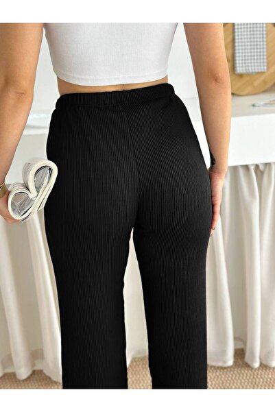 Noa Noa Akordiyon Fitilli Bol Paça Pantolon