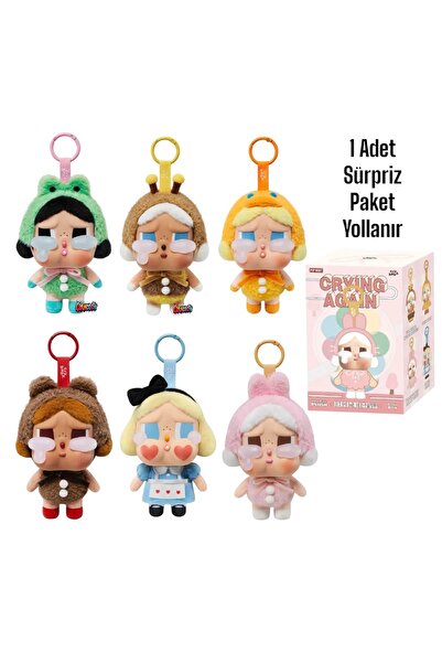 Genel Markalar CRYBABY Crying Again Series Bilind Box Vinly Face Plush Çanta ...