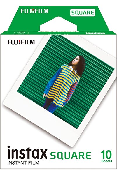 Fujifilm فيلم إنستاكس سكوير - حدود بيضاء (10 لقطات) - الفيلم فقط