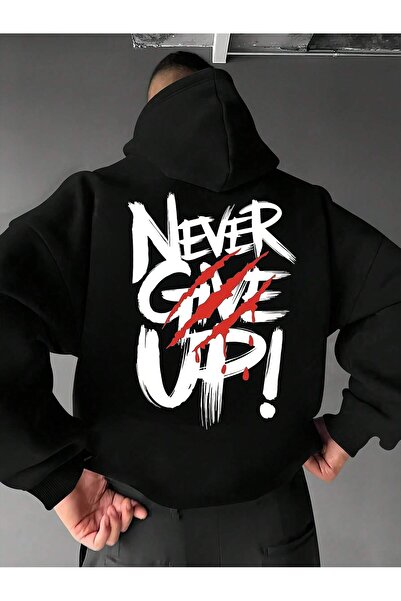 Flaubert -ανδρικό φούτερ με τύπωμα vbvb υψηλής ποιότητας ύφασμα oversized κοψ...