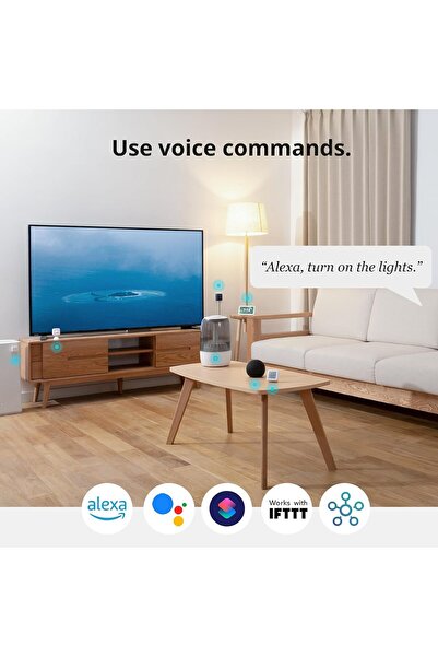 SwitchBot جهاز تحكم عن بعد ذكي Hub Mini - جهاز تحكم عن بعد عالمي بالأشعة تحت الحمراء، جهاز إرسال الأشعة تحت الحمراء عبر WiFi للتلفزيون ومكيف الهواء وأجهزة الكمبيوتر