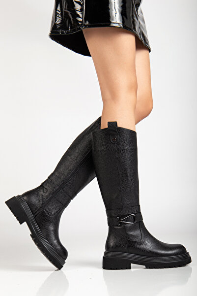 Elile Shoes Hakiki Deri 35-36 Numaradan 41-42-43 Numaraya Kadar Kadın Kışlık Çizme