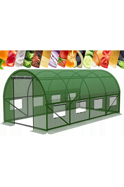 Selgot Seră de grădină 6 x 3 x 2m pentru plante și legume