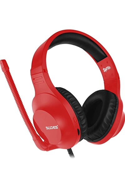 Sades سماعة رأس للألعاب - Spirits (Sa-721) - أحمر