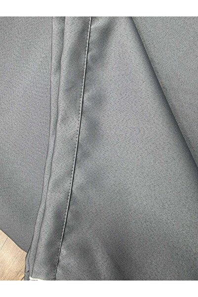 DEVRİM OLİVYA TEKSTİL Luxury First-Class Single Panel Honeycomb Velvet Textured Plain Sewing Island Background Curtain Home Daily Series