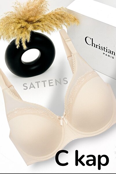 AYSEMİN TEKSTİL Plus Size Recovery Bra C Cup Without Padding Underwire Model