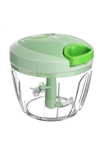 Kovar Deluxe Pull Chopper Manual Handheld Pull String Food Chopper Cutter- Green