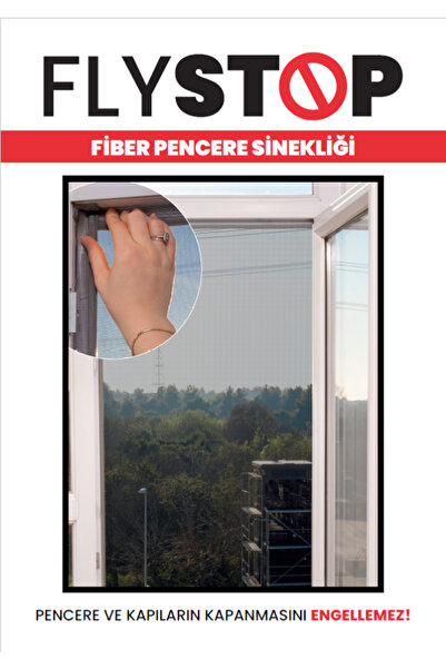 flystop CIRTBANTLI Fiberglass Pencere Sinekliği 100x150 cm