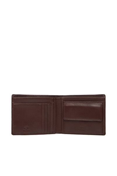 Guess Ανδρικό Καφέ Πορτοφόλι SMNEBRLEA20