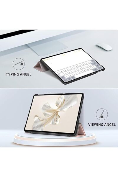 erorex Case Compatible With Honor Pad 9 12.1Inch 2024, Trifold Stand Hard Back Shell Stand Cover With Auto…