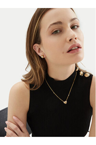 Guess Γυναικεία Χρυσά Σκουλαρίκια JUBE05024JW