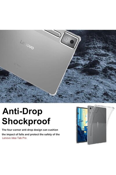 erorex Case Compatible With Lenovo Idea Tab Pro 12.7Inch 2025 Cover,Advanced Airbag Drop Protection, Clear…