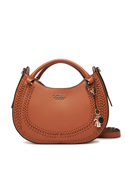 Guess Γυναικεία Τσάντα Χειρός Καφέ HWNG9667060